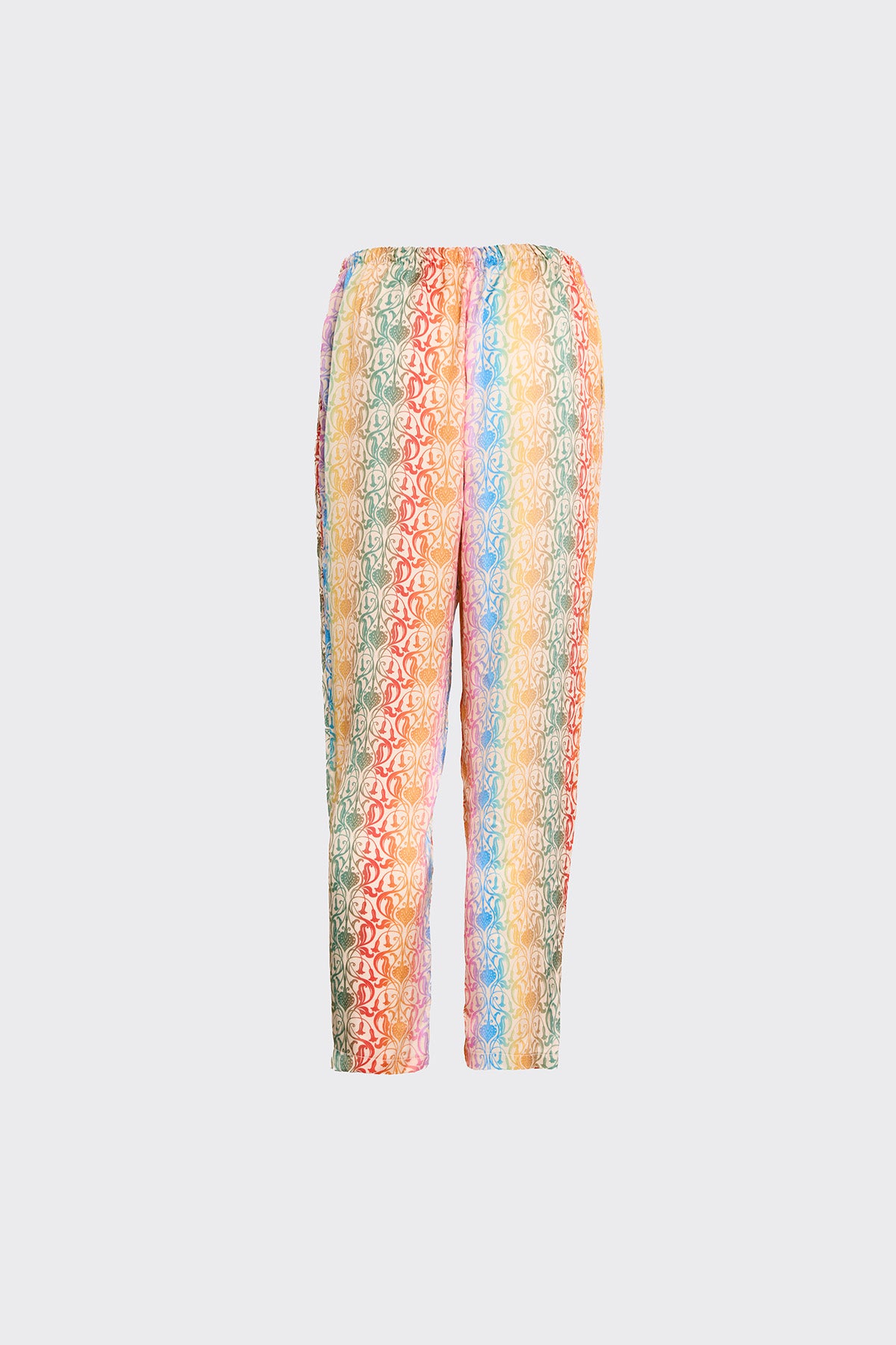 Nice Rainbow Silk Trousers (Woman)