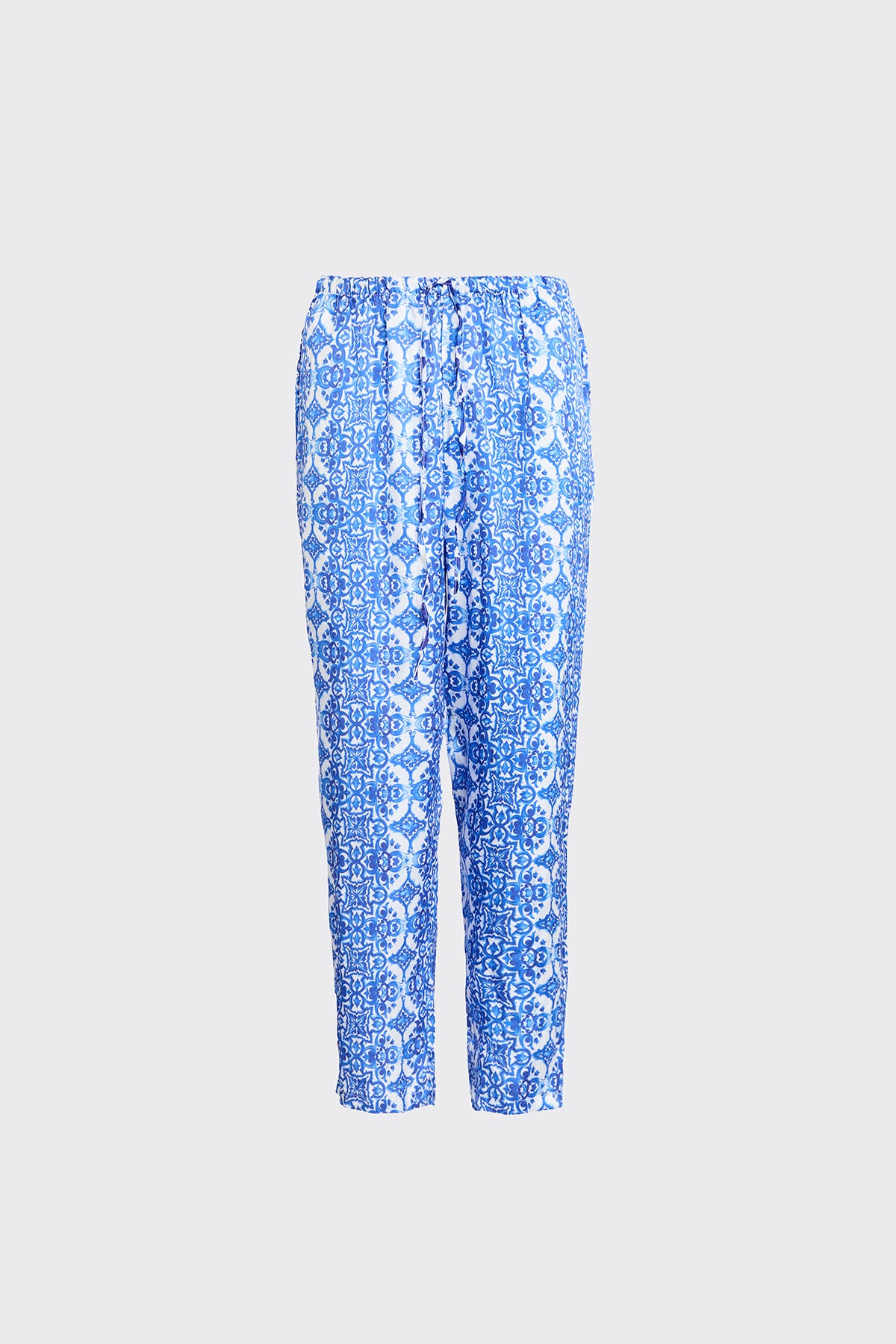 Majolica Capri Silk Trousers (Woman)